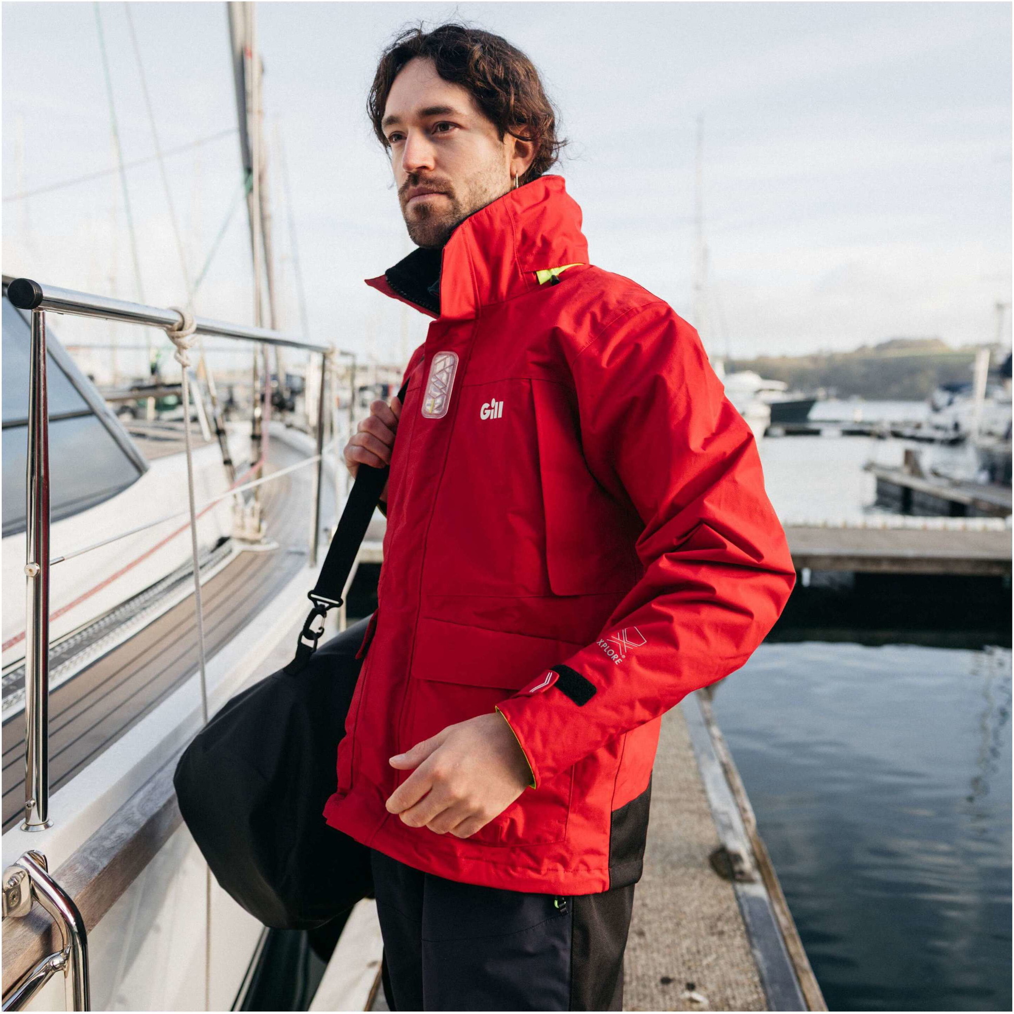 2026 Gill Hombres OS3 Coastal Chaqueta Cruising OS34J - Red
